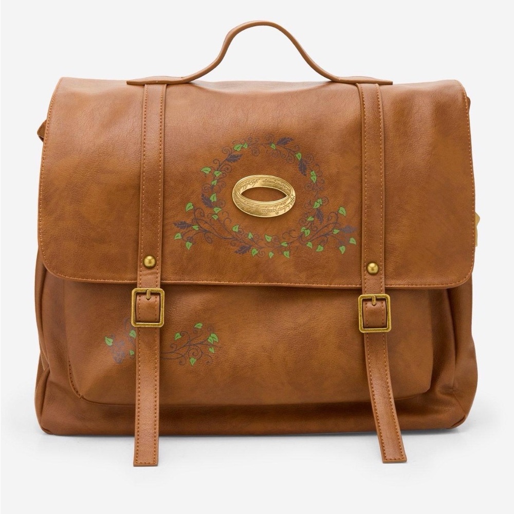 New Lord Of The Rings Crossbody Bag Leaves Messenger - Picture 1 of 11